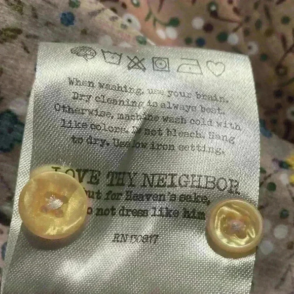 Descendant of Thieves by Bres Ladre men’s large brown w/floral only 106 made - Picture 10 of 15